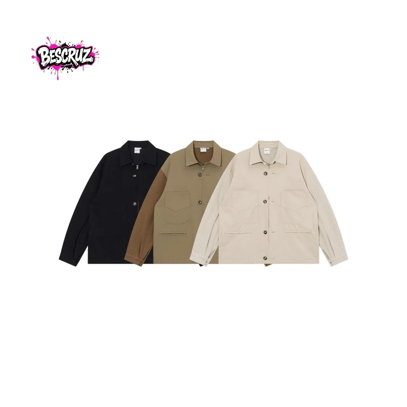 BESCRUZ High Quality EU US Size Autumn New Casual Versatile Patchwork Vintage Shirt
BESCRUZ High Quality EU US Size Autumn New Casual Versatile Patchwork Vintage Shirt