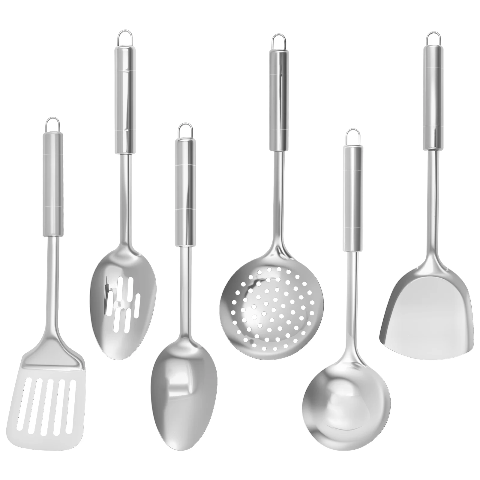 6/5Pcs Stainless Steel Kitchen Cooking Utensils Set Shovel Soup Spoon Spatula Utensils Dinnerware Cooking Tools Kitchen Gadgets
6/5Pcs Stainless Steel Kitchen Cooking Utensils Set Shovel Soup Spoon Spatula Utensils Dinnerware Cooking Tools Kitchen Gadgets