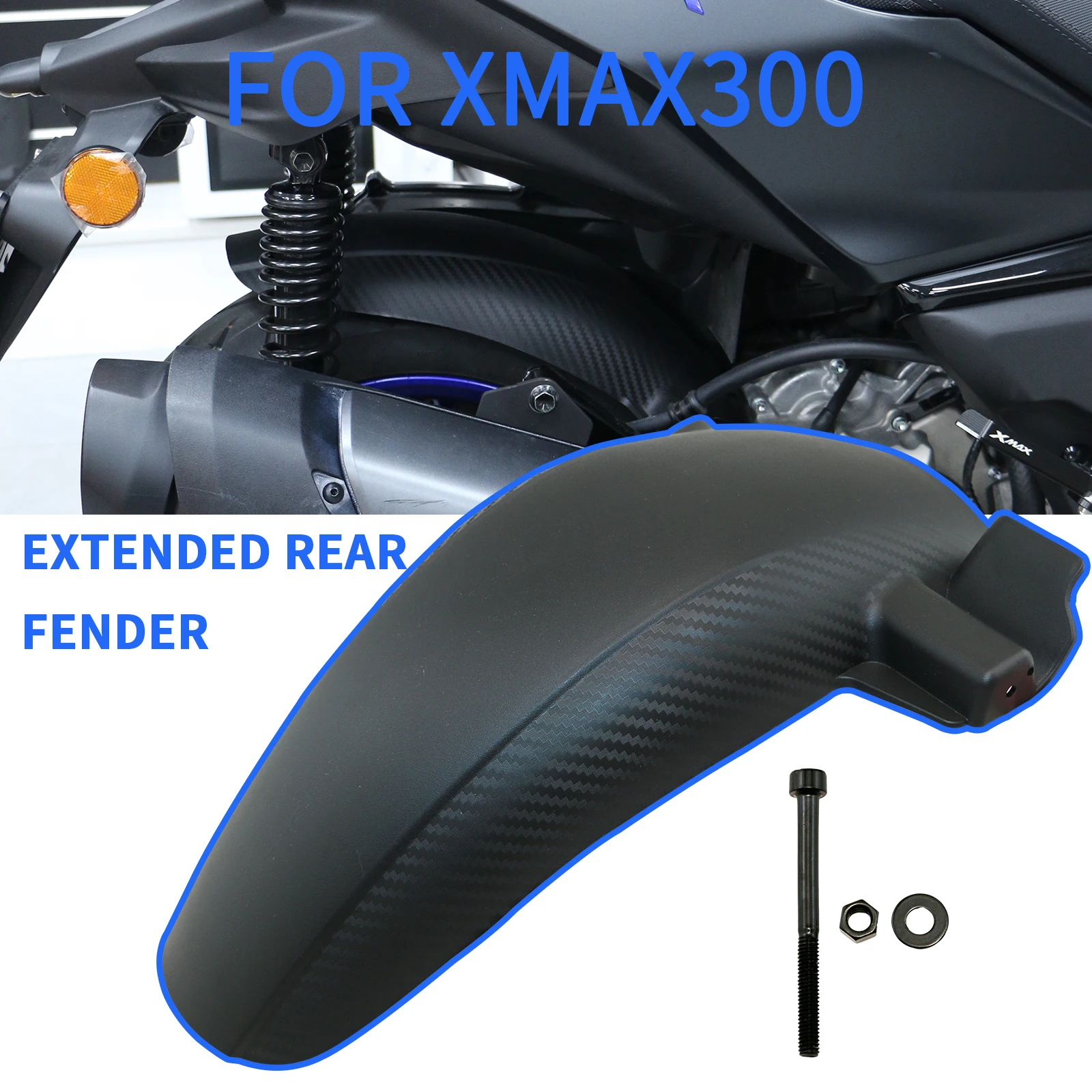 Rear Fender For YAMAHA XMAX 300 250 XMAX300 V3 2025 Motorcycle Accessories Fender Rear Wheel Splash Guard Protector Guard Cover
Rear Fender For YAMAHA XMAX 300 250 XMAX300 V3 2025 Motorcycle Accessories Fender Rear Wheel Splash Guard Protector Guard Cover