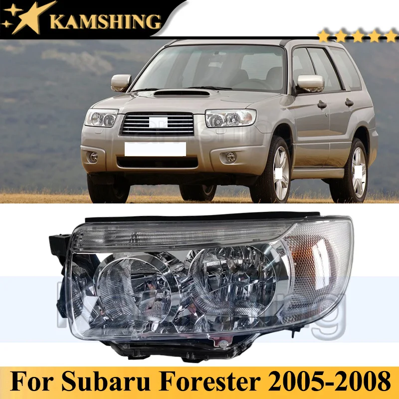 Галогенный передний бампер Kamshing, фара для Subaru Forester 2005-2008, фара, передняя фара поворота
Галогенный передний бампер Kamshing, фара для Subaru Forester 2005-2008, фара, передняя фара поворота
