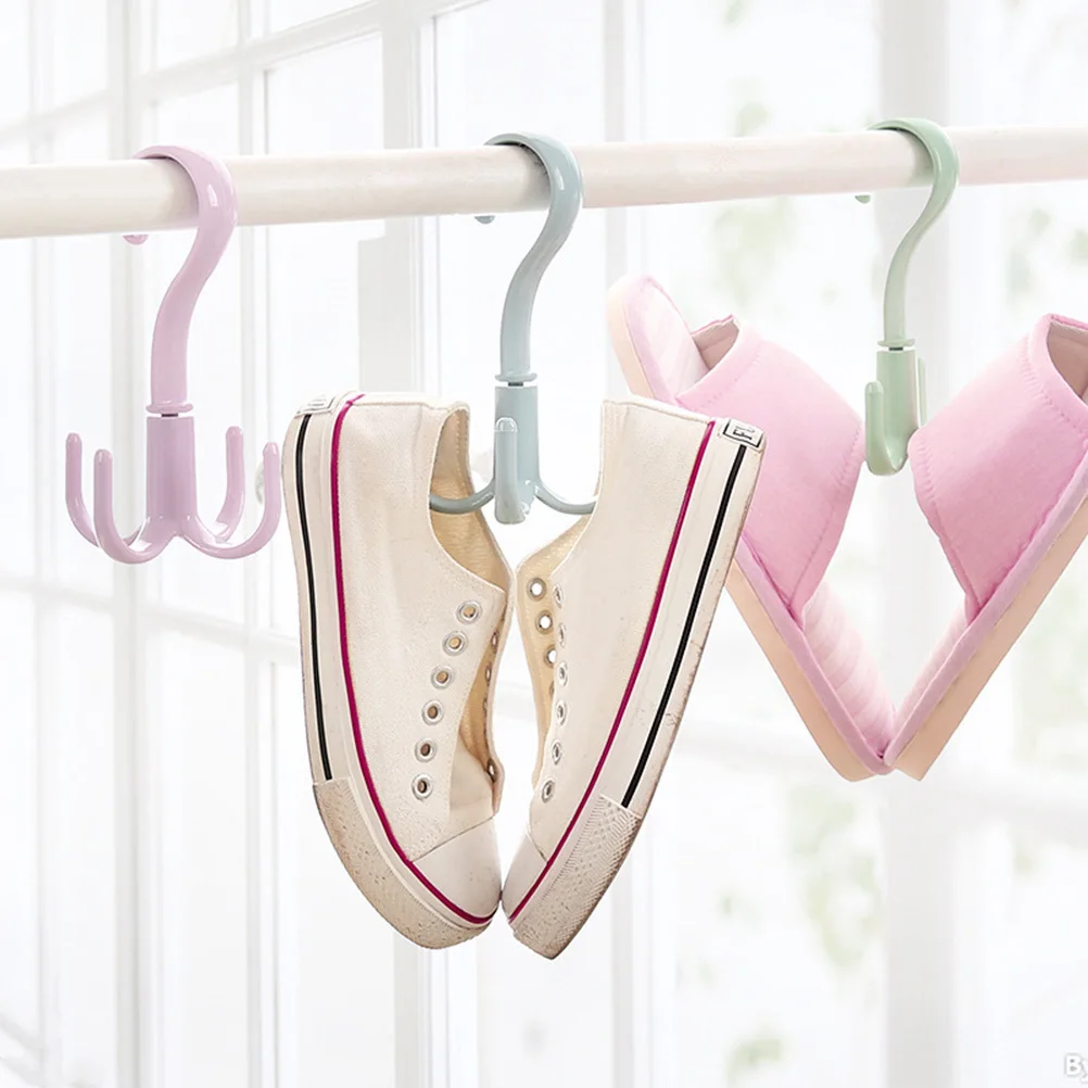 3Pcs Rotating Four Claw Hooks Multifunction Closet Organizer for Belts Scarves Hats Bags Jewelry Hanging Hooks
3Pcs Rotating Four Claw Hooks Multifunction Closet Organizer for Belts Scarves Hats Bags Jewelry Hanging Hooks