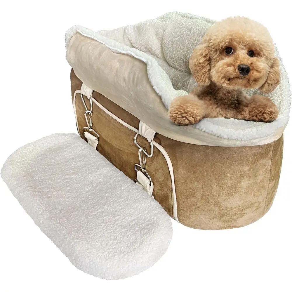 3-in-1 Portable Pet Car Seat for Small Dogs up to 28 lbs, Travel Handbag with Safety Belt and Warm Winter Cover
3-in-1 Portable Pet Car Seat for Small Dogs up to 28 lbs, Travel Handbag with Safety Belt and Warm Winter Cover
