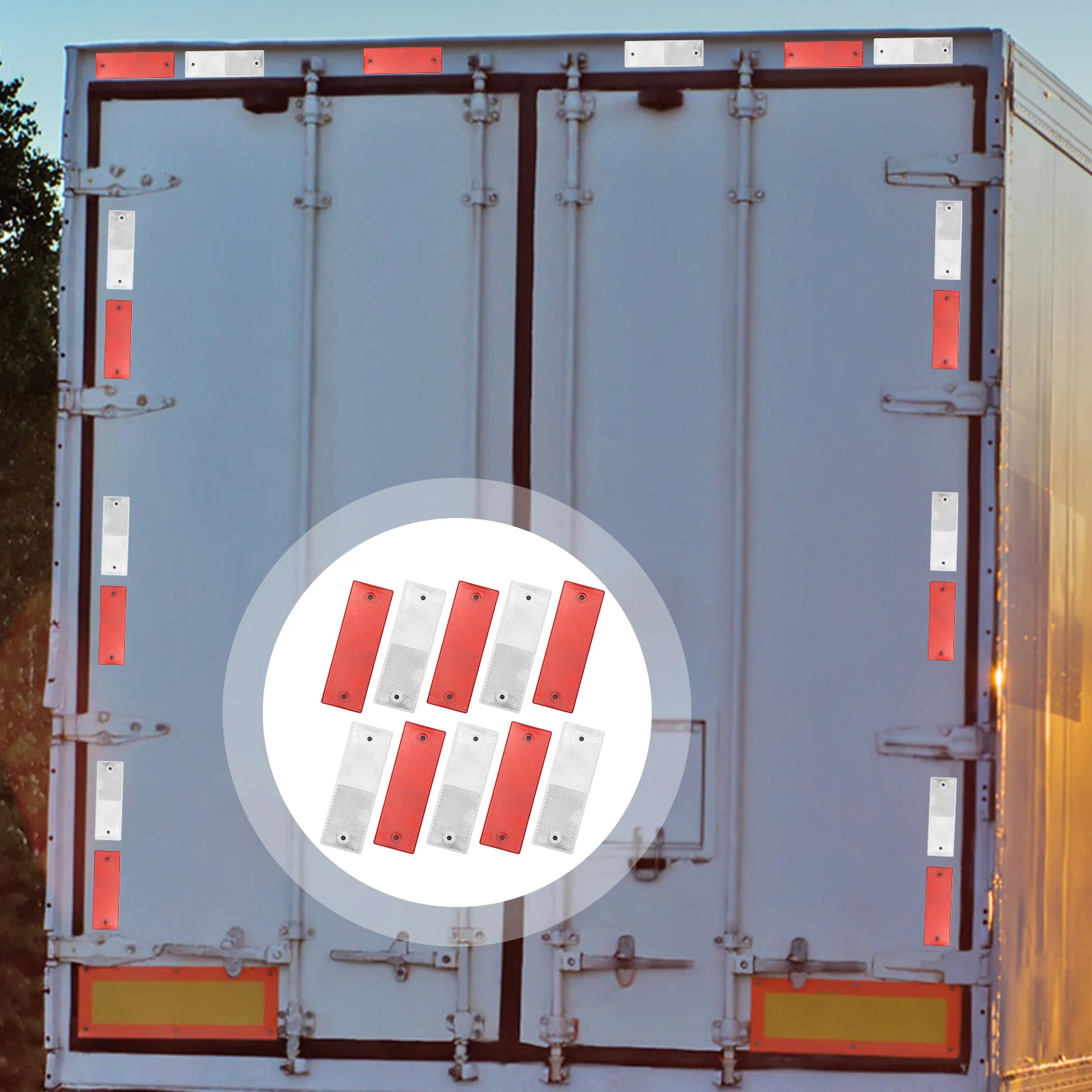 20Pcs Reflective Tape Safety Strip for Car Trailer Truck Outdoor Waterproof High Visibility Reflective Stickers 
20Pcs Reflective Tape Safety Strip for Car Trailer Truck Outdoor Waterproof High Visibility Reflective Stickers