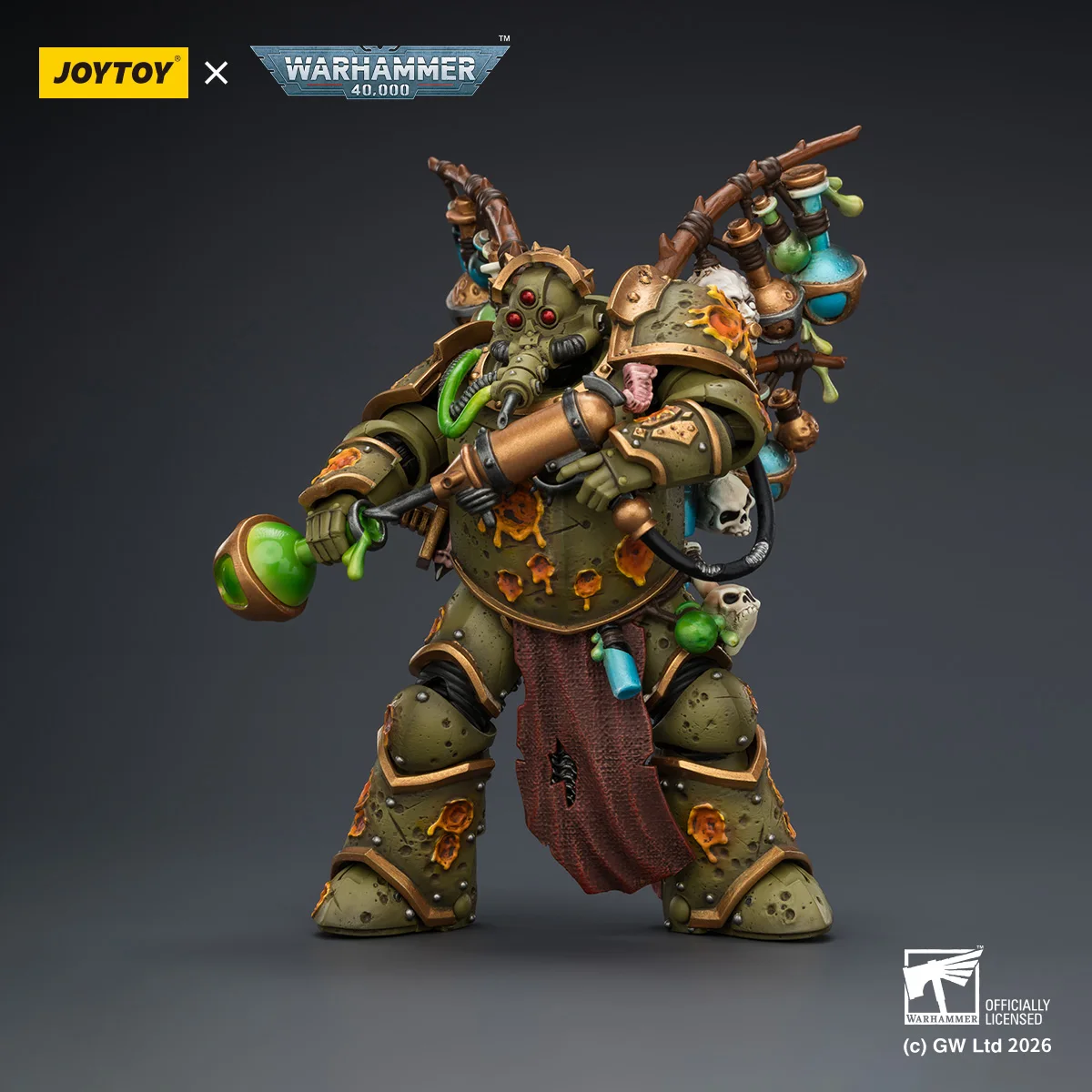 Warhammer 40K Biologus Putrifier & Tallyman Action Figure JOYTOY Model Movable Dolls Death Guard Collection Anime Figures
Warhammer 40K Biologus Putrifier & Tallyman Action Figure JOYTOY Model Movable Dolls Death Guard Collection Anime Figures