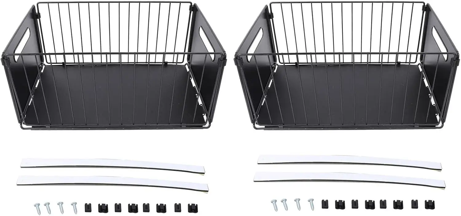 2pcs Pull Out Cabinet Organizer Metal Slide Out Rack Under Sink Organizer Sliding Cabinet For Kitchen Cabinets Pantry Bathroom P
2pcs Pull Out Cabinet Organizer Metal Slide Out Rack Under Sink Organizer Sliding Cabinet For Kitchen Cabinets Pantry Bathroom P