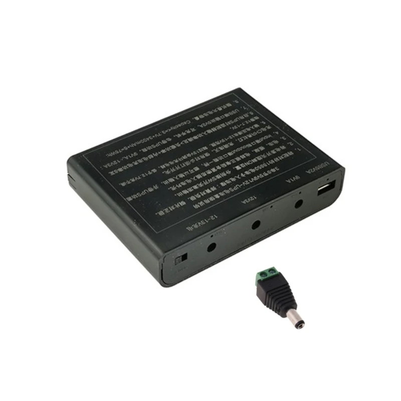 Rechargeable 12V 3000mAh Lithium Battery Pack for LED Strip, CCTV Camera USB Dual Output External Battery 448F
Rechargeable 12V 3000mAh Lithium Battery Pack for LED Strip, CCTV Camera USB Dual Output External Battery 448F
