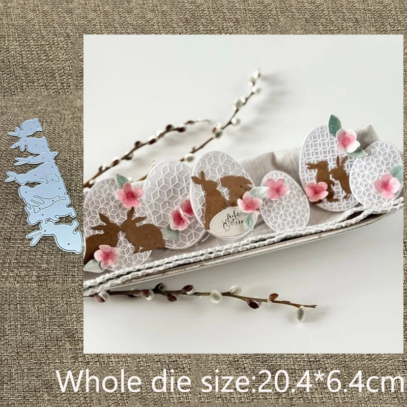 New Design Craft Metal stencil mold Cutting Die Easter bunny edge decoration scrapbook die cut Album Paper Card Craft Embossing
New Design Craft Metal stencil mold Cutting Die Easter bunny edge decoration scrapbook die cut Album Paper Card Craft Embossing
