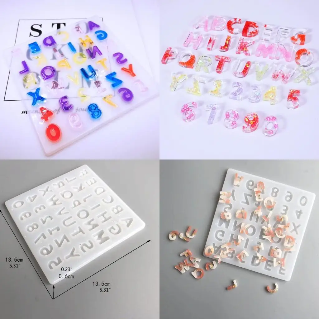 Letters Numbers Keychain Resin Mold Silicone Mould DIY Polymer Clay Crafts UV Epoxy Mold Handmade Jewelry Mold
Letters Numbers Keychain Resin Mold Silicone Mould DIY Polymer Clay Crafts UV Epoxy Mold Handmade Jewelry Mold