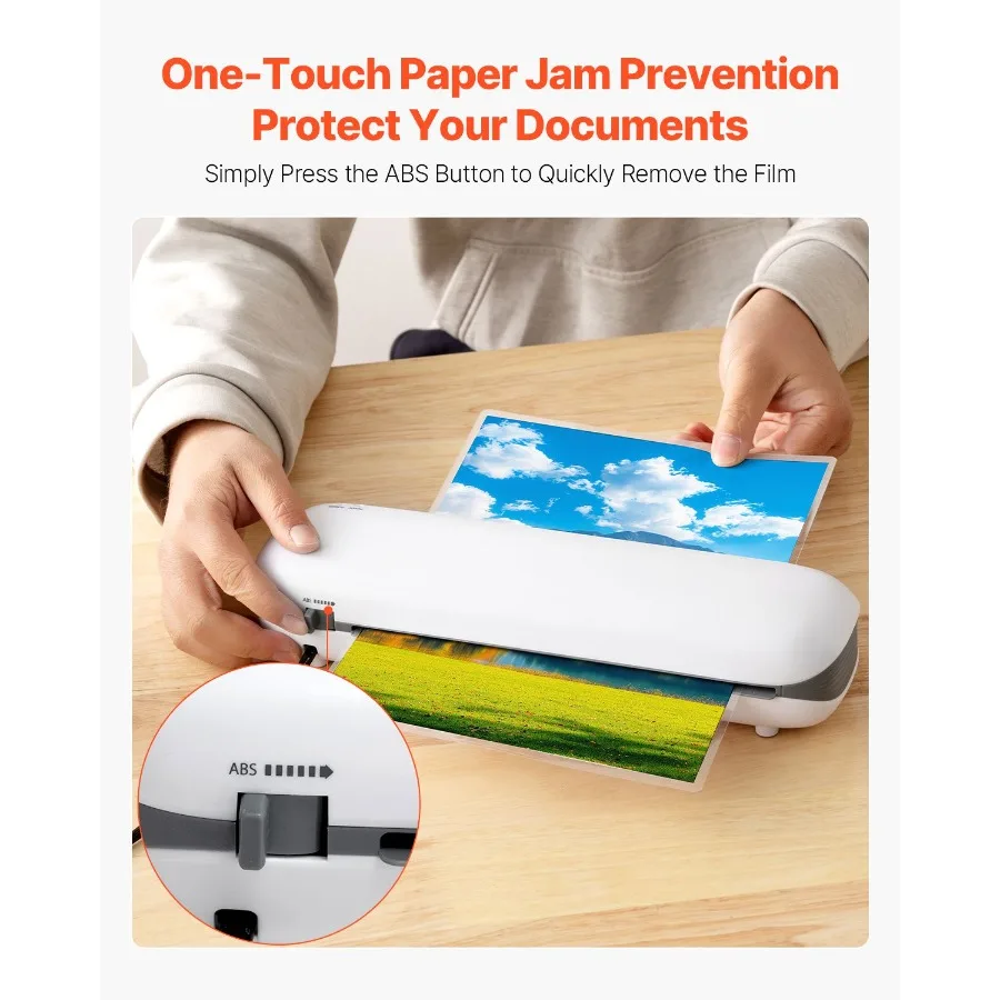 Thermal Laminator for Max A4 Paper Size 3-4 min Quick Warm Portable Laminator 3-5 mil Thickness White Grey Ideal for HomeOffice
Thermal Laminator for Max A4 Paper Size 3-4 min Quick Warm Portable Laminator 3-5 mil Thickness White Grey Ideal for HomeOffice
