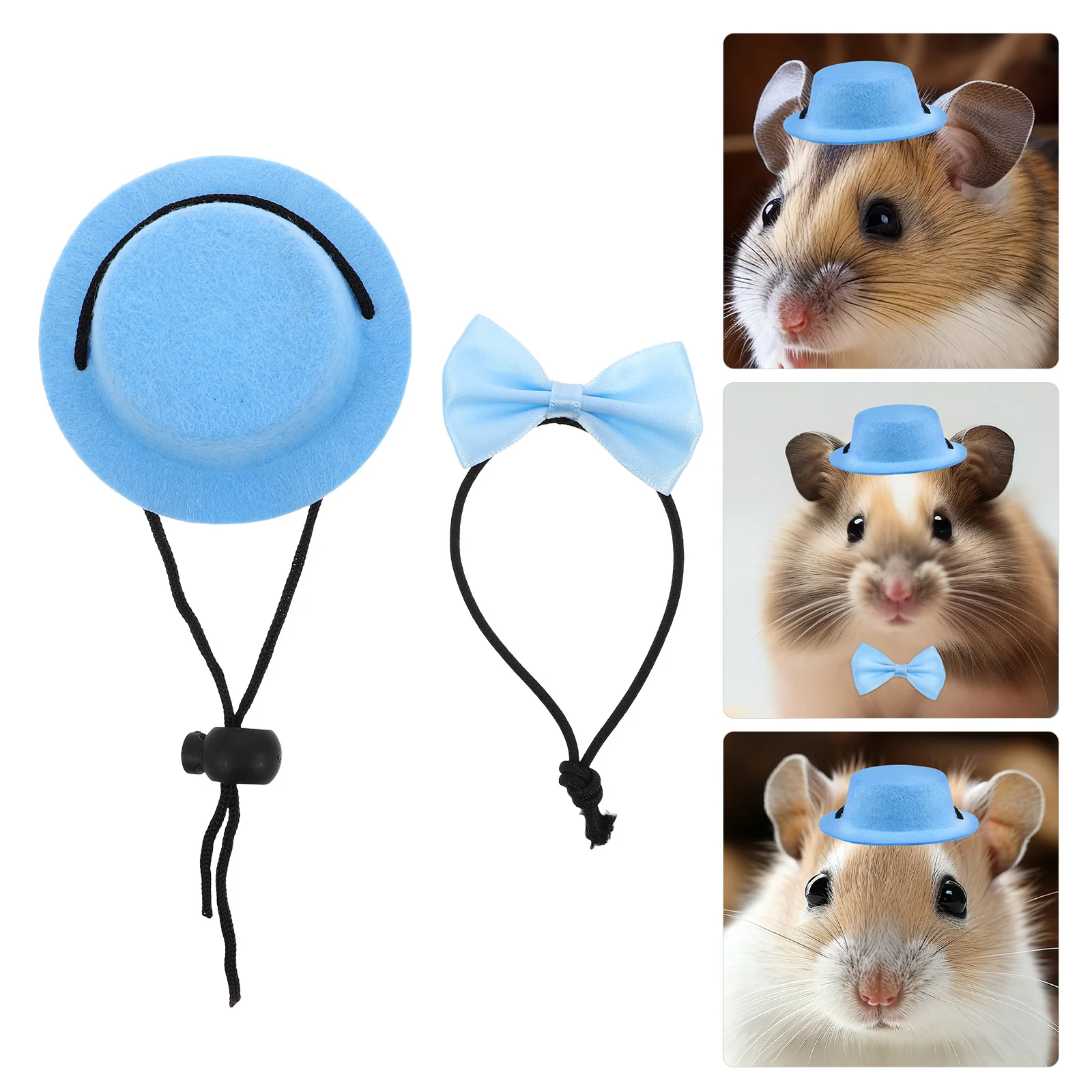 1Set Small Animal Hat Bow Tie Kit Adorable Pet Costume Accessories for Rabbit Hamster Guinea Pig Chinchilla Hedgehog Party 
1Set Small Animal Hat Bow Tie Kit Adorable Pet Costume Accessories for Rabbit Hamster Guinea Pig Chinchilla Hedgehog Party