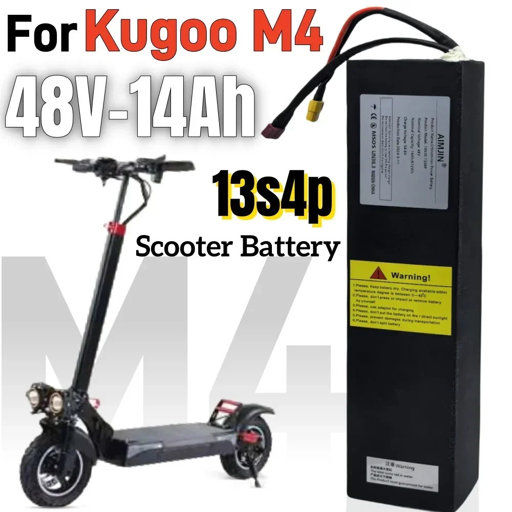 Original 48V 14AH Kugoo M4 Electric Scooter Powerful Motor 18650 Lithium Battery 13S4P
Original 48V 14AH Kugoo M4 Electric Scooter Powerful Motor 18650 Lithium Battery 13S4P