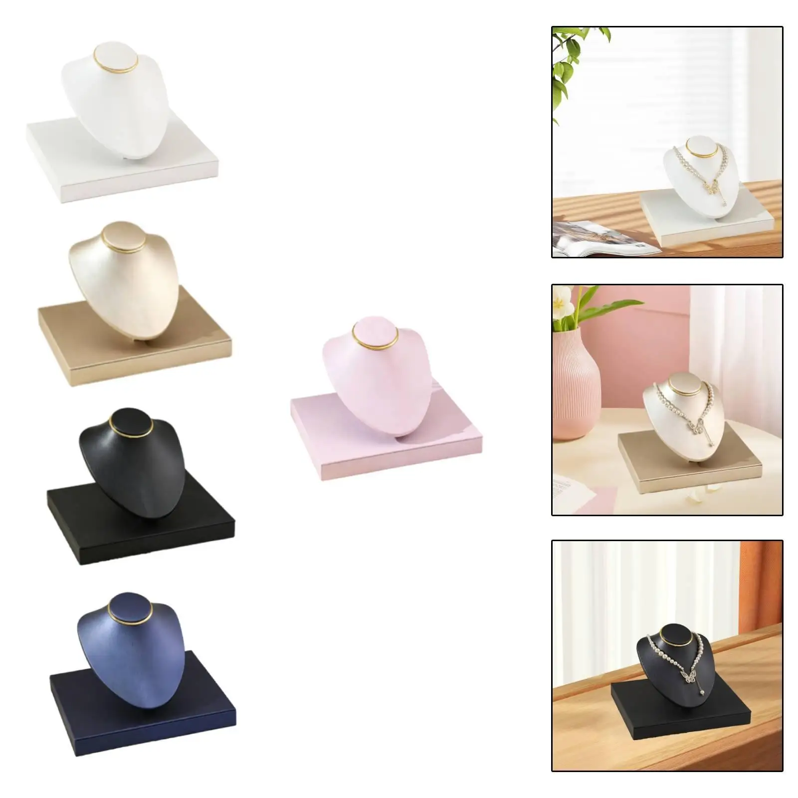 Jewelry Display Stand Necklace Bust Elegant Versatile Storage Organizer PU Leather for Bedroom Home Store Desktop Retail
Jewelry Display Stand Necklace Bust Elegant Versatile Storage Organizer PU Leather for Bedroom Home Store Desktop Retail