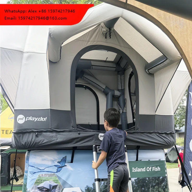 Car Roof Top Tent For SUV Truck Van Sedan Overland Rooftop Camping Gear 145 4 Season Inflatable Custom Camping Tent
Car Roof Top Tent For SUV Truck Van Sedan Overland Rooftop Camping Gear 145 4 Season Inflatable Custom Camping Tent