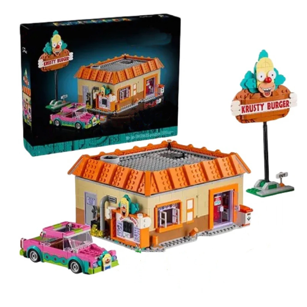 NEW 10352 Modular The Simpsonsed Krusty Burger Restaurant Model Building Blocks Bricks Diy Assembly Educational Toy Gifts
NEW 10352 Modular The Simpsonsed Krusty Burger Restaurant Model Building Blocks Bricks Diy Assembly Educational Toy Gifts