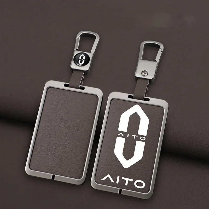 Anti-Scratch Zinc Alloy Leather Smart Card Key Cover for Aito M5 M7 - Keyring Bag with Keychain & Protector Shell
Anti-Scratch Zinc Alloy Leather Smart Card Key Cover for Aito M5 M7 - Keyring Bag with Keychain & Protector Shell