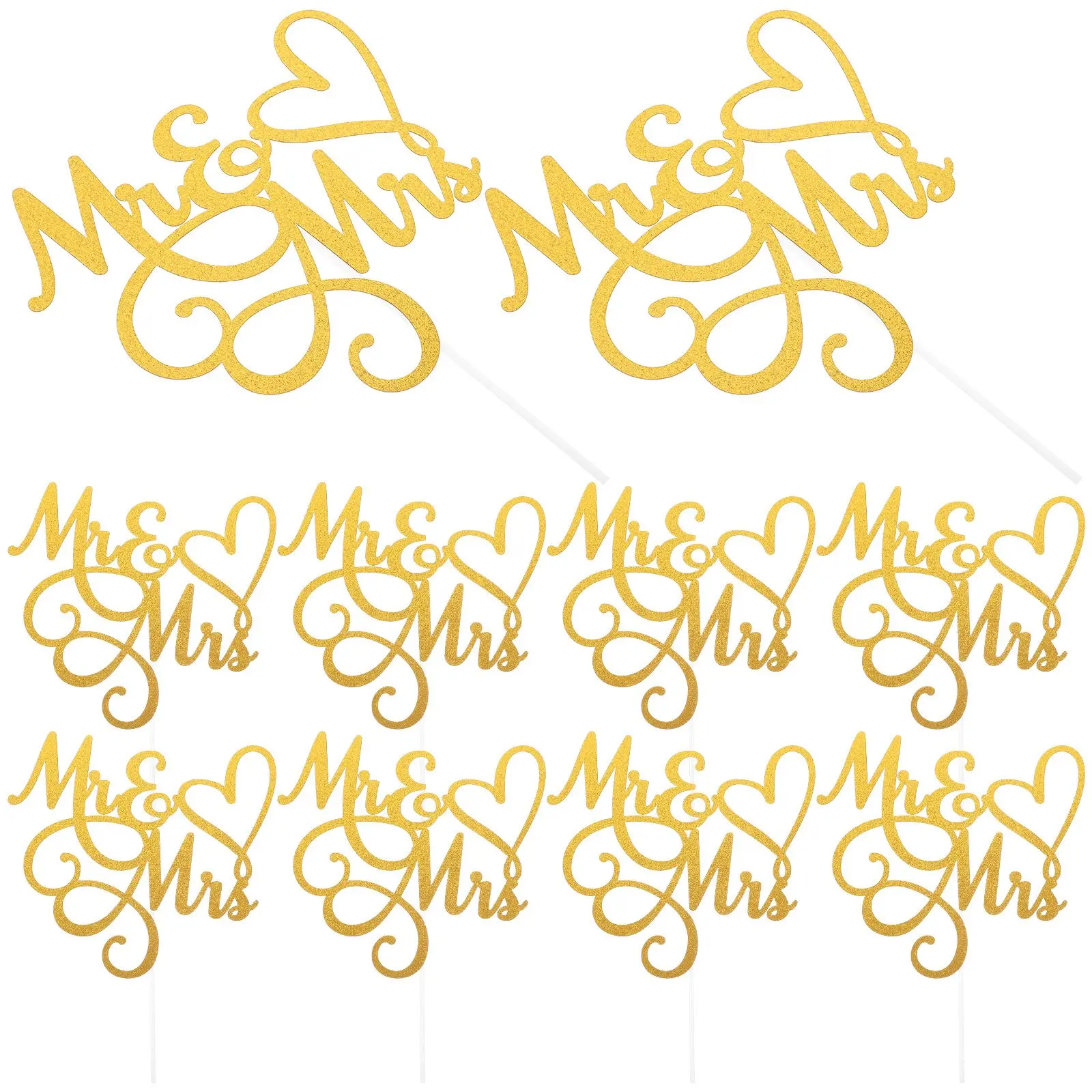 10 Pcs Golden Mr Decorations Wedding Anniversary Party Cupcake Toppers Bridal Shower Picks Elegant Celebrations
10 Pcs Golden Mr Decorations Wedding Anniversary Party Cupcake Toppers Bridal Shower Picks Elegant Celebrations