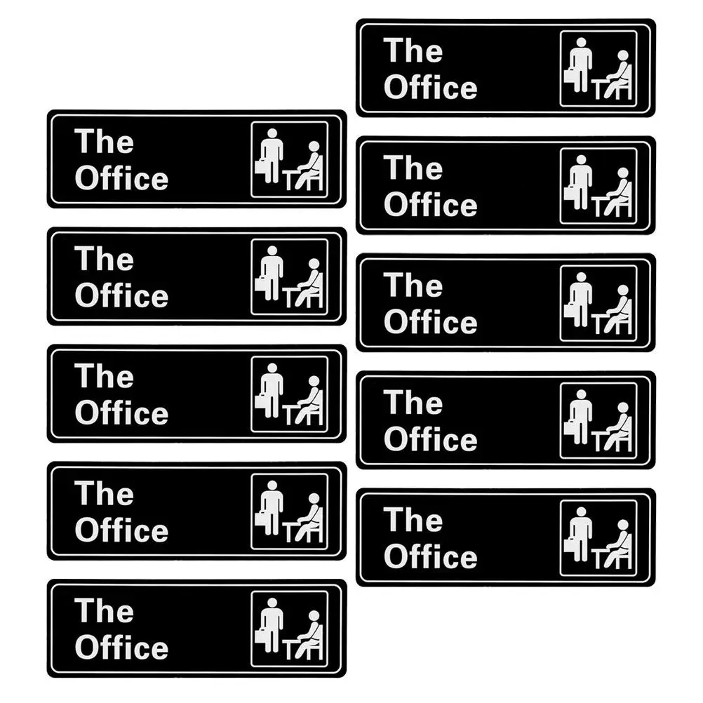 10Pcs Office Door Sign Stickers Self-Adhesive PVC Safety Signs for Hospitals Hotels Workplaces Easy Mount No Drill Required
10Pcs Office Door Sign Stickers Self-Adhesive PVC Safety Signs for Hospitals Hotels Workplaces Easy Mount No Drill Required