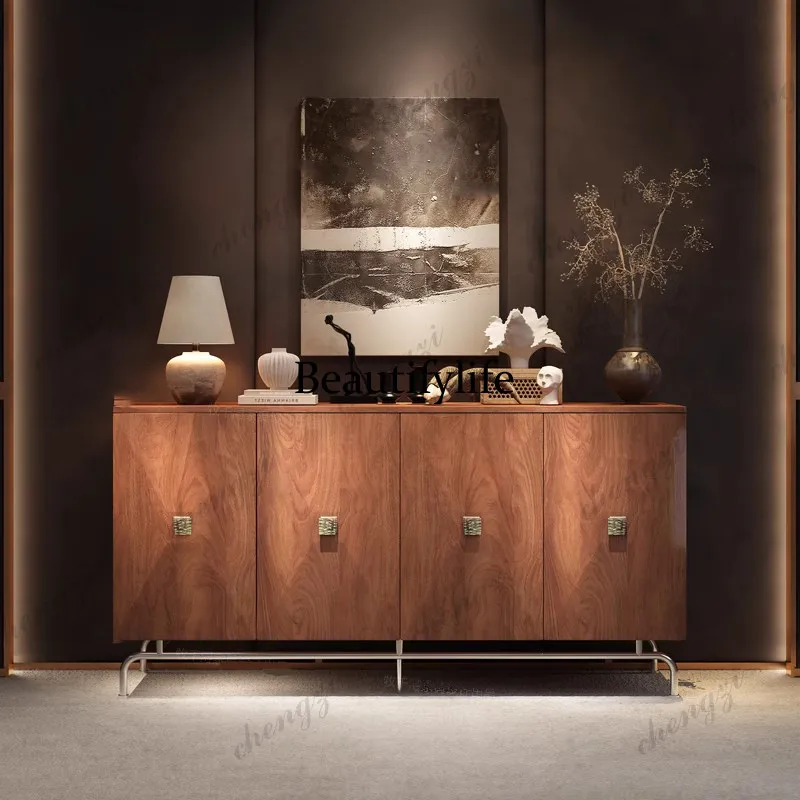 French medieval style household light luxury solid wood side cabinet against the wall, entrance cabinet, high-end storage locker
French medieval style household light luxury solid wood side cabinet against the wall, entrance cabinet, high-end storage locker