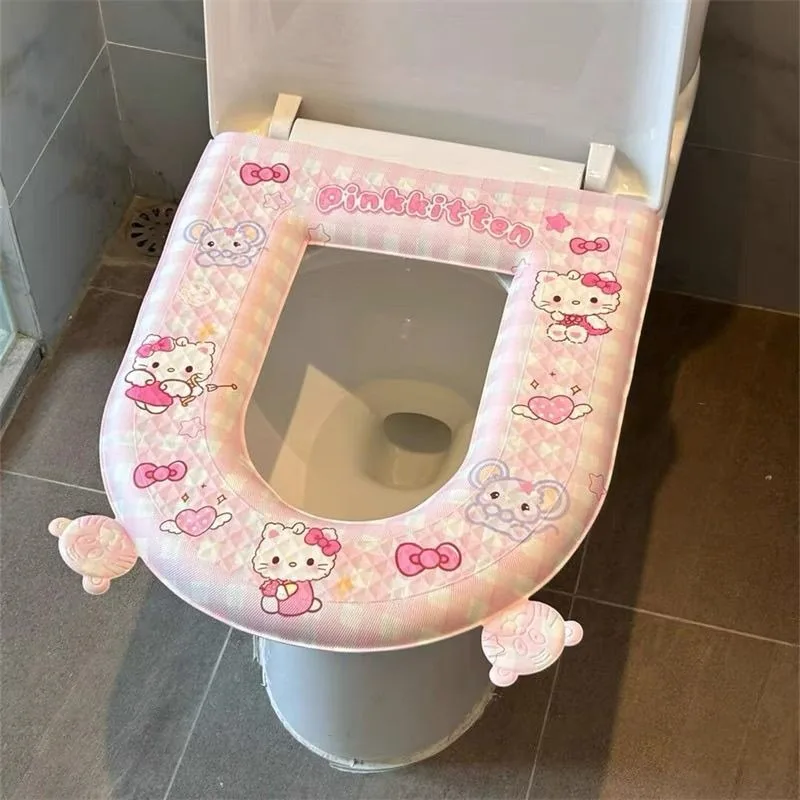 Hello Kitty Four Seasons General Toilet Mat Adhesive Style Cartoon Cute Practical Waterproof Toilet Cushion Printing Convenient
Hello Kitty Four Seasons General Toilet Mat Adhesive Style Cartoon Cute Practical Waterproof Toilet Cushion Printing Convenient