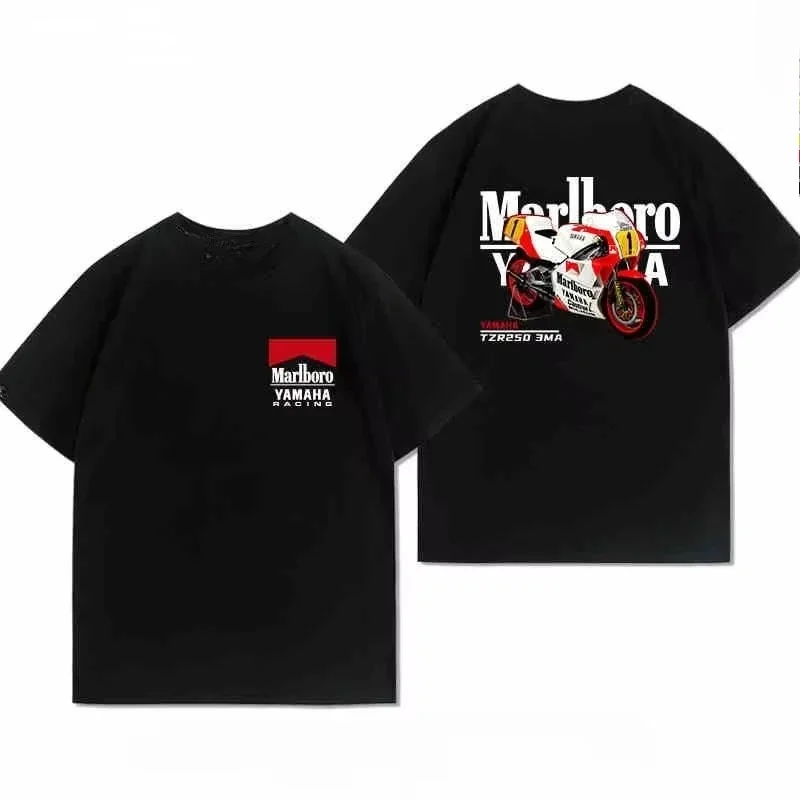 Vintage 250 Locomotive Print Short-sleeved Summer Loose Comfortable Top Fashion Trend Women's T-shirt Oversize Cotton Clothing
Vintage 250 Locomotive Print Short-sleeved Summer Loose Comfortable Top Fashion Trend Women's T-shirt Oversize Cotton Clothing
