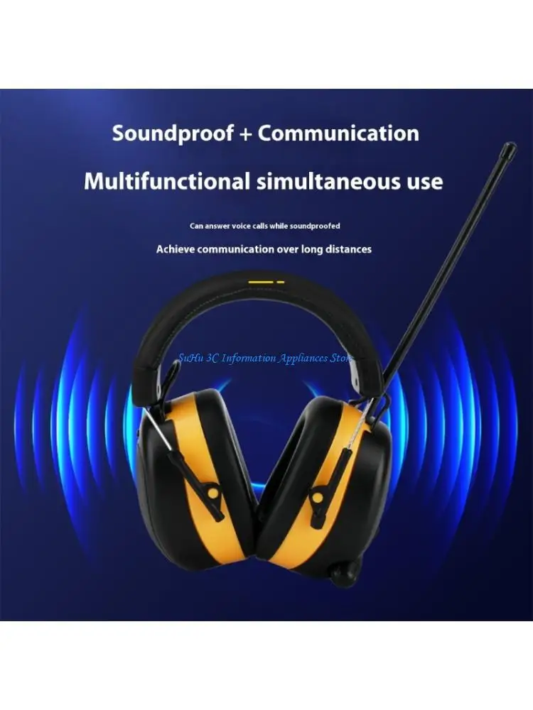 Ergonomic FM Radio Headphones Wireless 25dB Noise Reduction Ear Protectors
Ergonomic FM Radio Headphones Wireless 25dB Noise Reduction Ear Protectors