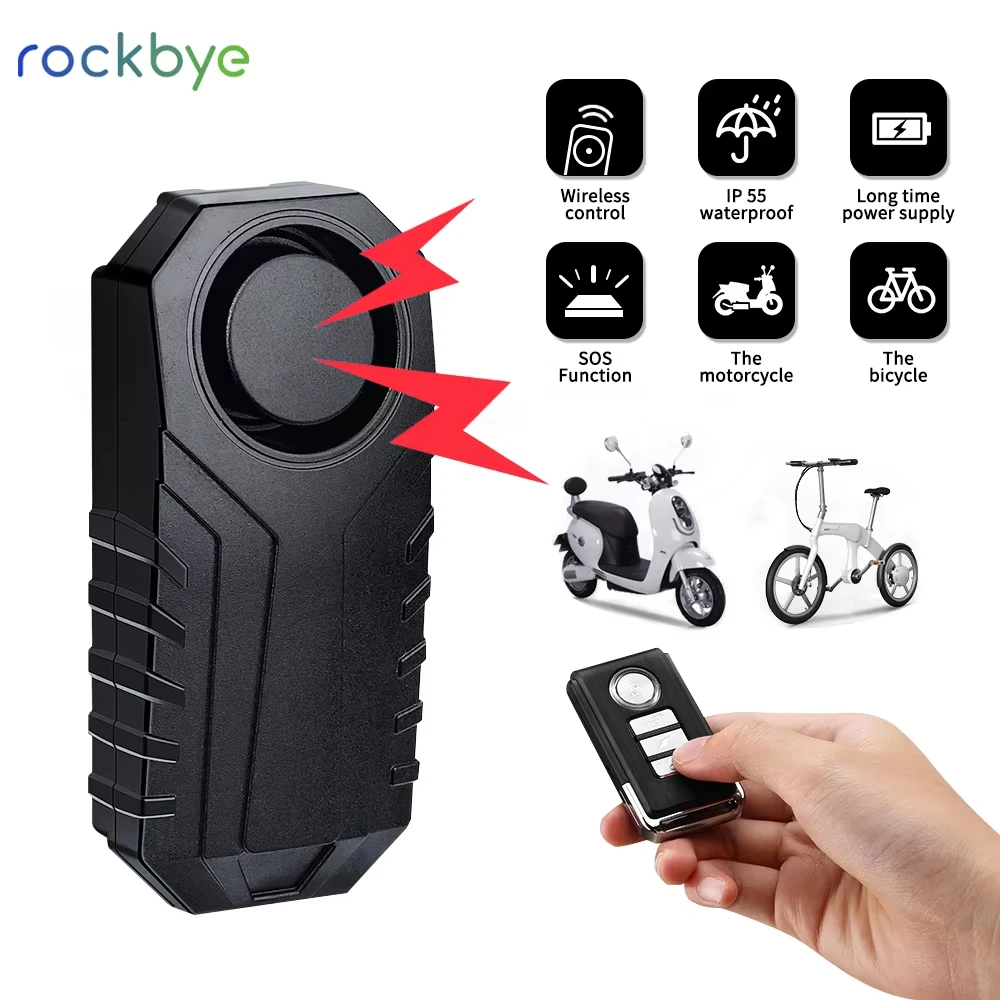Upgrade Bicycle Alarm Lock Wireless Remote Anti-Theft for Bike Motorcycle Outdoor Cycling Security Vibration Sensor Waterproof
Upgrade Bicycle Alarm Lock Wireless Remote Anti-Theft for Bike Motorcycle Outdoor Cycling Security Vibration Sensor Waterproof
