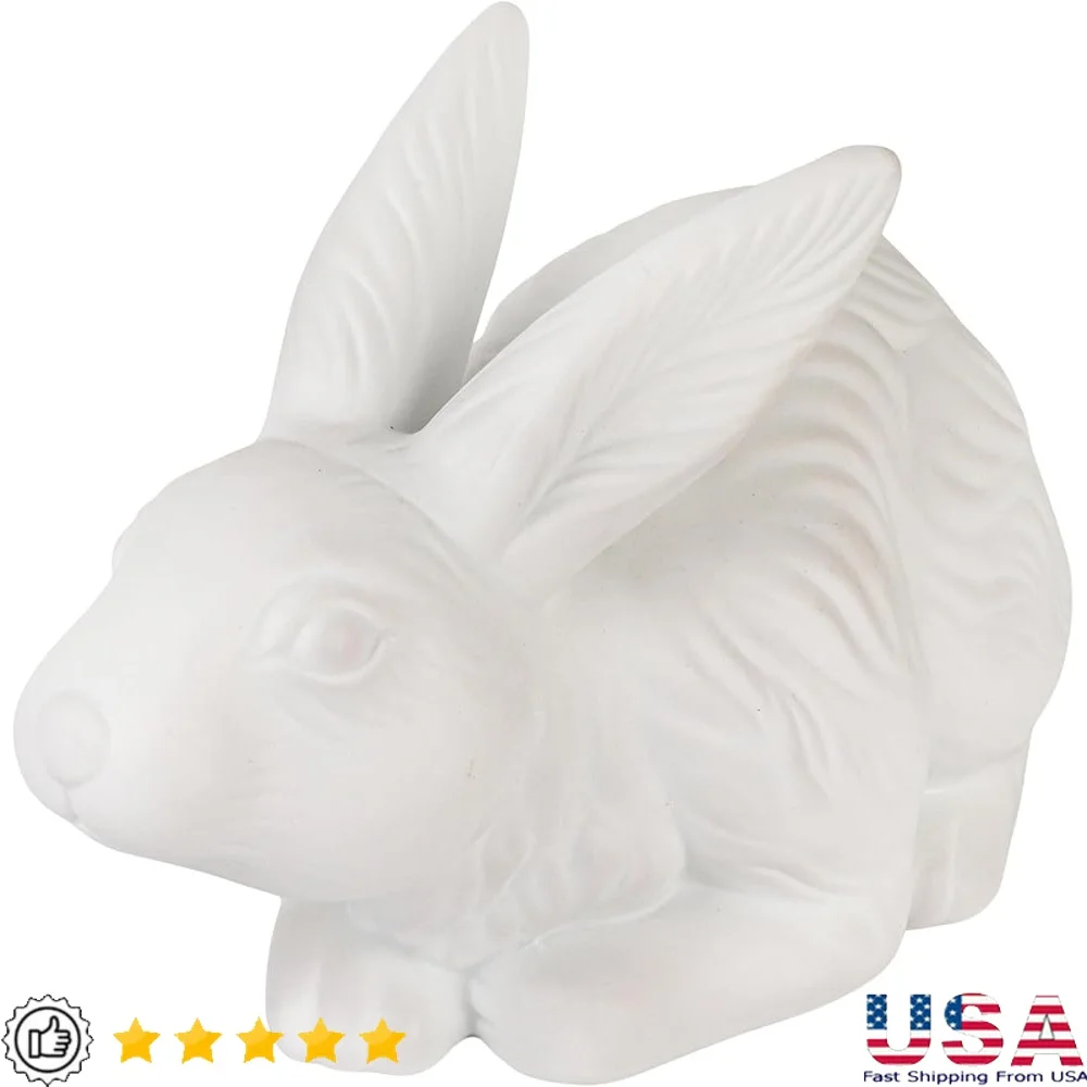 Stoneware Rabbit Shaped Table Lamp with Inline Switch Farmhouse Garden Minimalist Decor E12 Bulb Required 11.5 Inch Height 
Stoneware Rabbit Shaped Table Lamp with Inline Switch Farmhouse Garden Minimalist Decor E12 Bulb Required 11.5 Inch Height