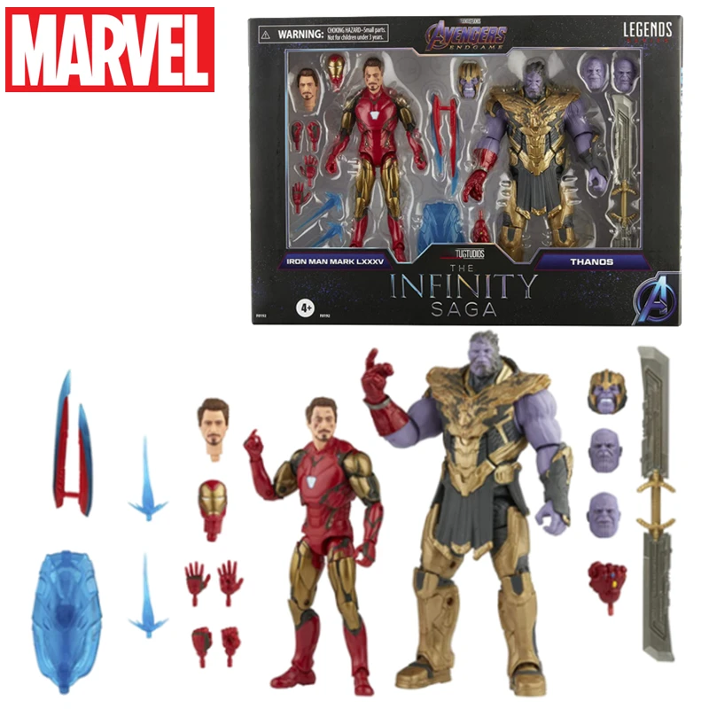 2PCS In Stock Marvel Legends Series Action Figure Iron Man Mark 85 Vs. Thanos Infinity Saga 6-inch Scale Collection Toy for Kids
2PCS In Stock Marvel Legends Series Action Figure Iron Man Mark 85 Vs. Thanos Infinity Saga 6-inch Scale Collection Toy for Kids