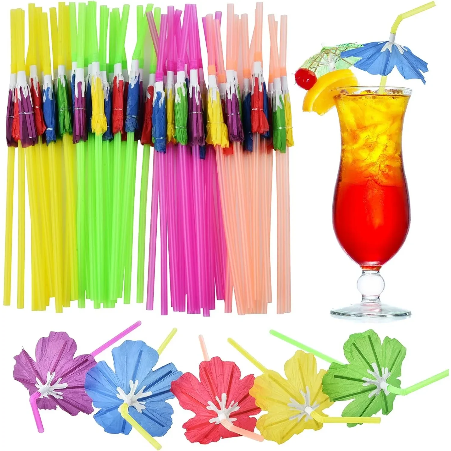 50pcs Umbrella Straws,Cocktail Drink Umbrellas Fancy Flower Bar Straws, Tropical Summber Beach Luau Tiki Hawaiian Party Straws
50pcs Umbrella Straws,Cocktail Drink Umbrellas Fancy Flower Bar Straws, Tropical Summber Beach Luau Tiki Hawaiian Party Straws