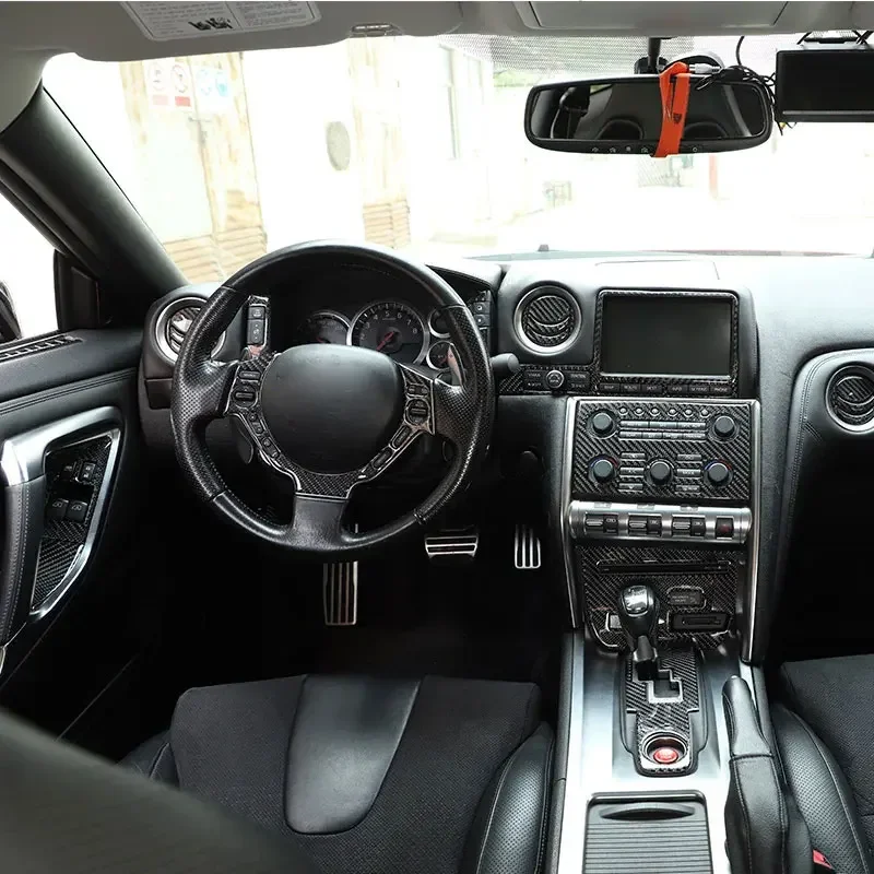 For 2008-2016 Nissan GTR R35 soft carbon fiber pattern car styling interior decoration frame cover sticker interior accessories
For 2008-2016 Nissan GTR R35 soft carbon fiber pattern car styling interior decoration frame cover sticker interior accessories