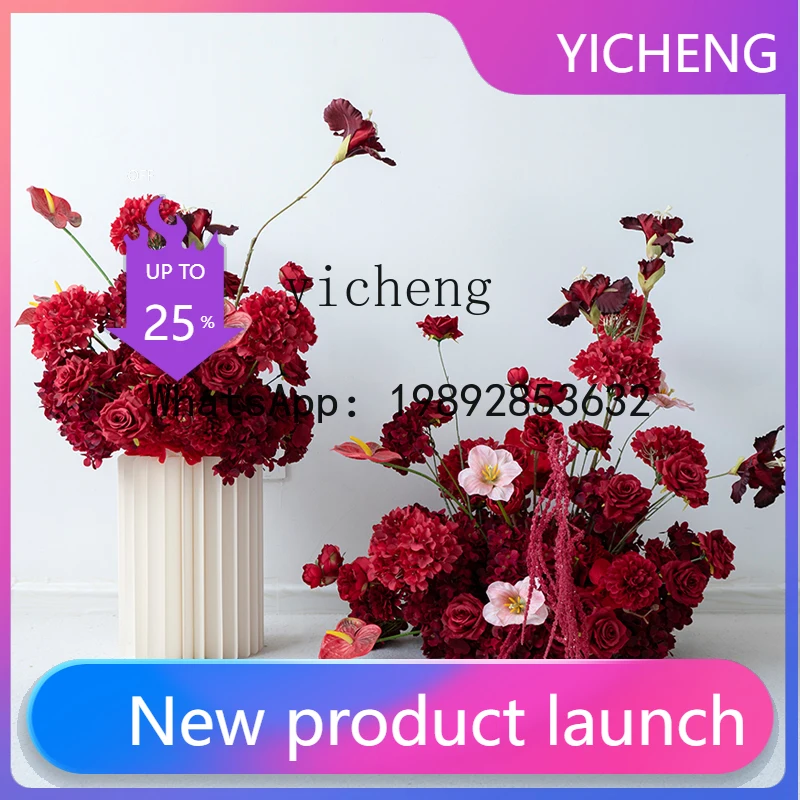 X2 Red Series Chinese Wedding Fake Flower Decoration Welcome Background Arrangement Artificial Flowers
X2 Red Series Chinese Wedding Fake Flower Decoration Welcome Background Arrangement Artificial Flowers