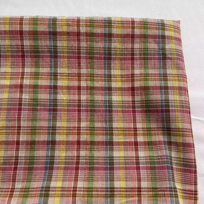 Ins Style Cotton Cloth Fabric For Clothing Handmade DIY Checkered Fabric
Ins Style Cotton Cloth Fabric For Clothing Handmade DIY Checkered Fabric