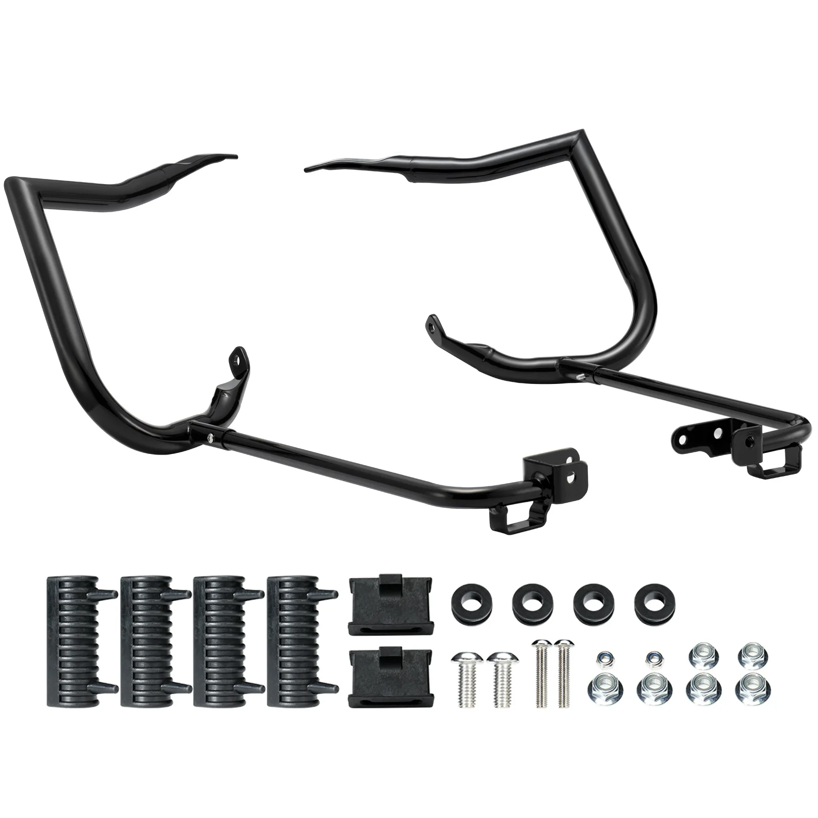 Touring 1.25" Rear Saddlebag Bracket Guard Bars for Harley 2014-Up Street Glide Electra Glide Road Glide Road King
Touring 1.25" Rear Saddlebag Bracket Guard Bars for Harley 2014-Up Street Glide Electra Glide Road Glide Road King