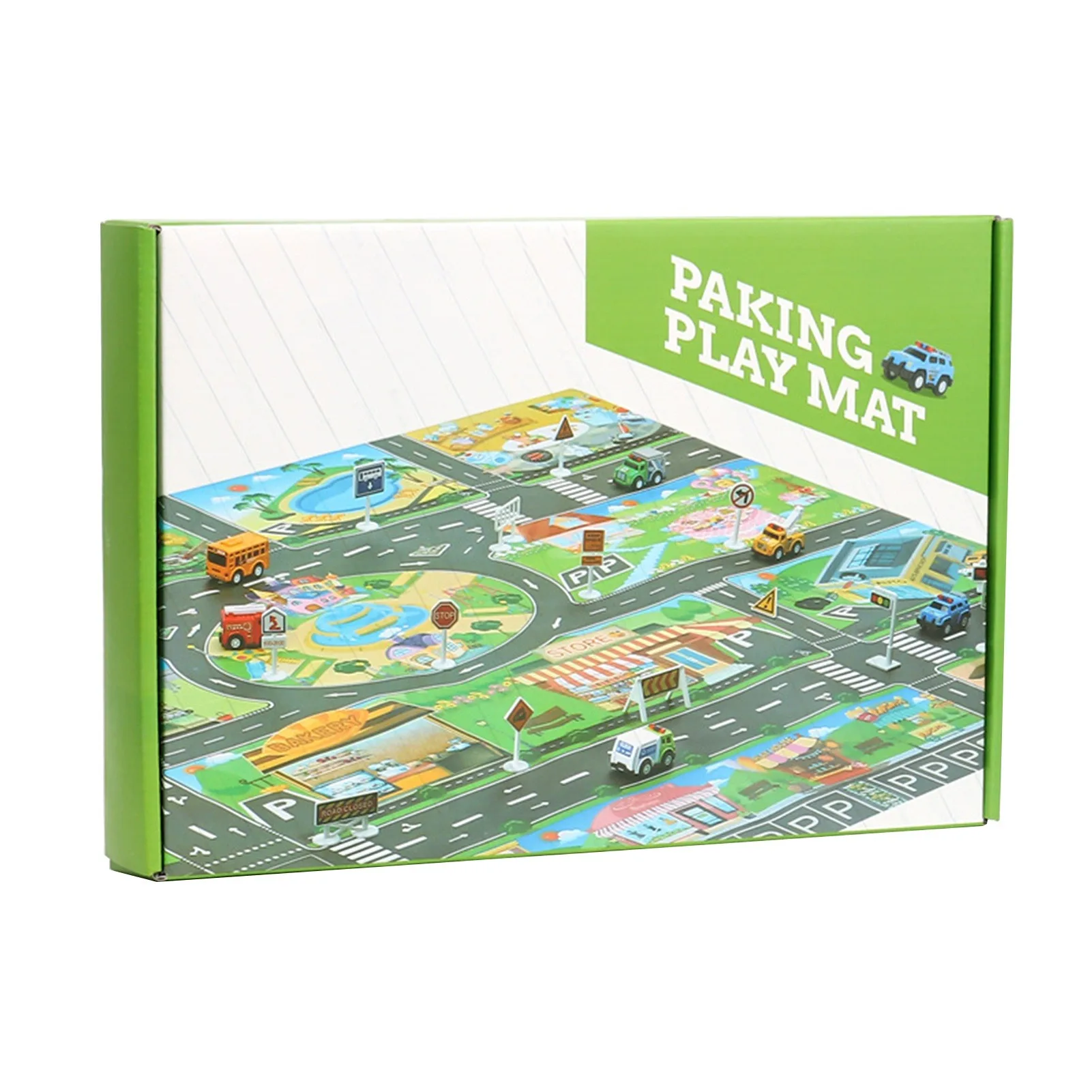 3D City Playmat for Kids - Educational Interactive Rug with Free 6 Alloy Car Models & Traffic Signs for Toddler Carpet
3D City Playmat for Kids - Educational Interactive Rug with Free 6 Alloy Car Models & Traffic Signs for Toddler Carpet