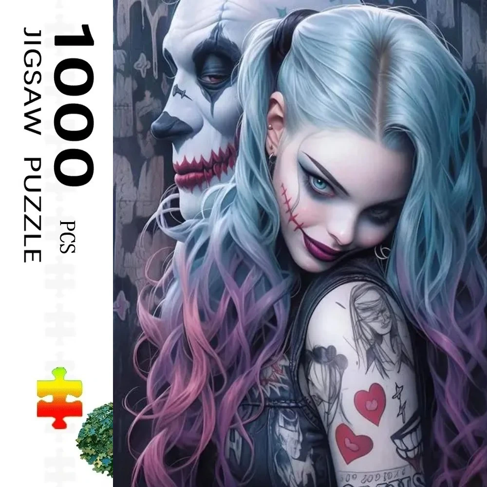 1000 pcs Cool Gothic Girl Puzzle Home Decor Adults Puzzle Games Family Fun Floor PuzzlesEducational Toys for Kids
1000 pcs Cool Gothic Girl Puzzle Home Decor Adults Puzzle Games Family Fun Floor PuzzlesEducational Toys for Kids