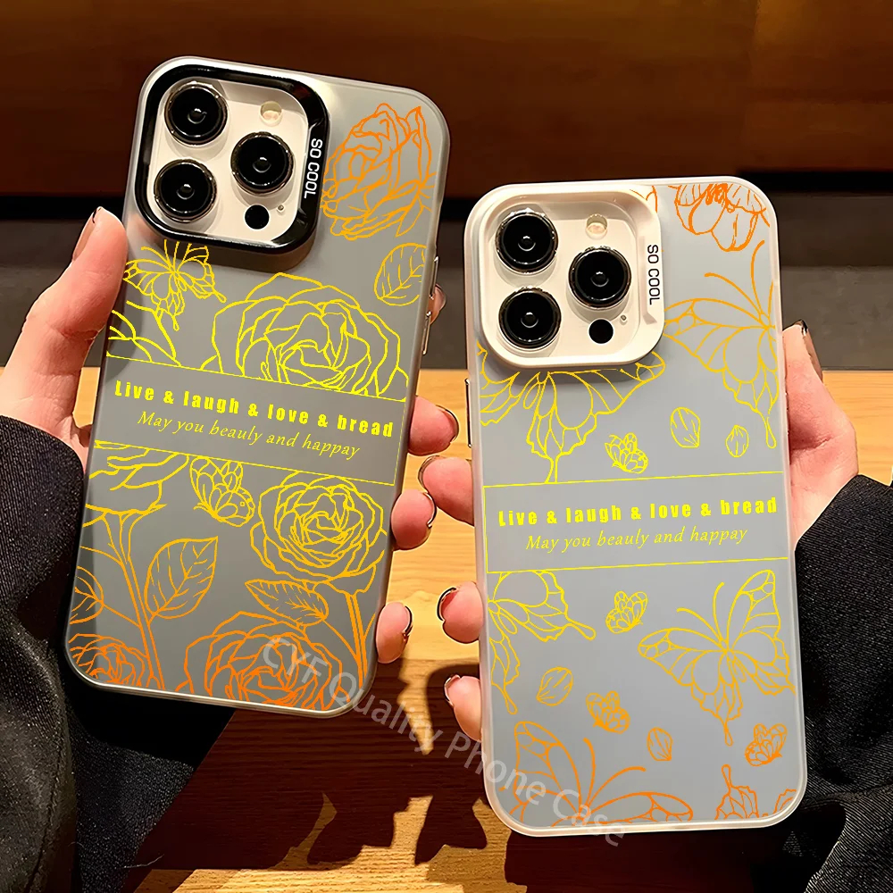 Gilded butterfly pattern Phone Case For Apple 11 12 13 14 15 16Pro Max Plus Protect Plating Phone Cover
Gilded butterfly pattern Phone Case For Apple 11 12 13 14 15 16Pro Max Plus Protect Plating Phone Cover