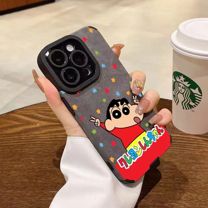  Funny cartoon Star Crayon Shin-chan Anti-fur Phone Case For iPhone 11 12 13 14 15 16 17 Pro Max Plus Air Luxury Suede Cover
Funny cartoon Star Crayon Shin-chan Anti-fur Phone Case For iPhone 11 12 13 14 15 16 17 Pro Max Plus Air Luxury Suede Cover