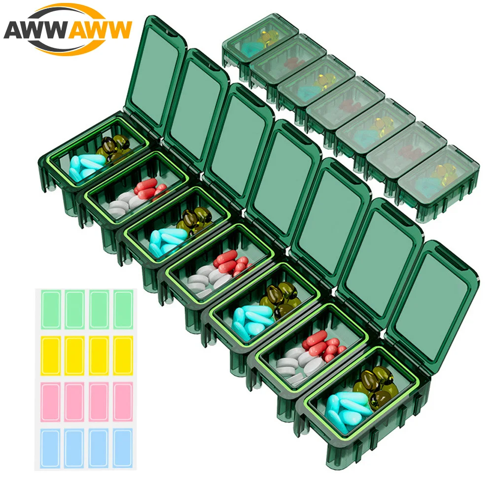 Extra Large Weekly Pill Organizer, Waterproof 7-Day Pill Box, Vitamin & Supplement Case for Travel, Daily Medication Management
Extra Large Weekly Pill Organizer, Waterproof 7-Day Pill Box, Vitamin & Supplement Case for Travel, Daily Medication Management