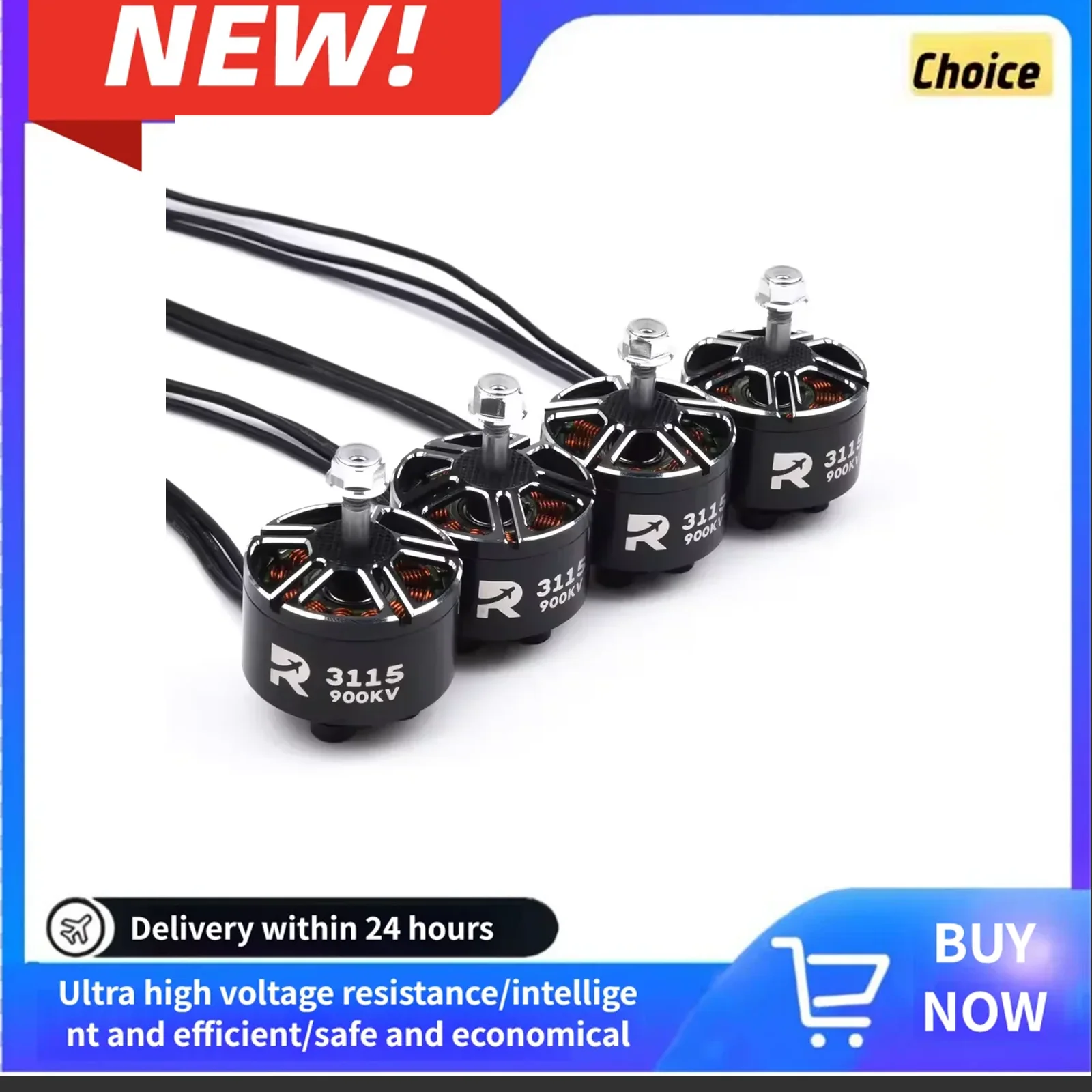4PCS 3115 900KV Brushless Motor Combo│ X-Class FPV Drone Motors│Compatible with APEX Mark4/Cinelifter/Taurus X8Pro/Protek60 XL10
4PCS 3115 900KV Brushless Motor Combo│ X-Class FPV Drone Motors│Compatible with APEX Mark4/Cinelifter/Taurus X8Pro/Protek60 XL10