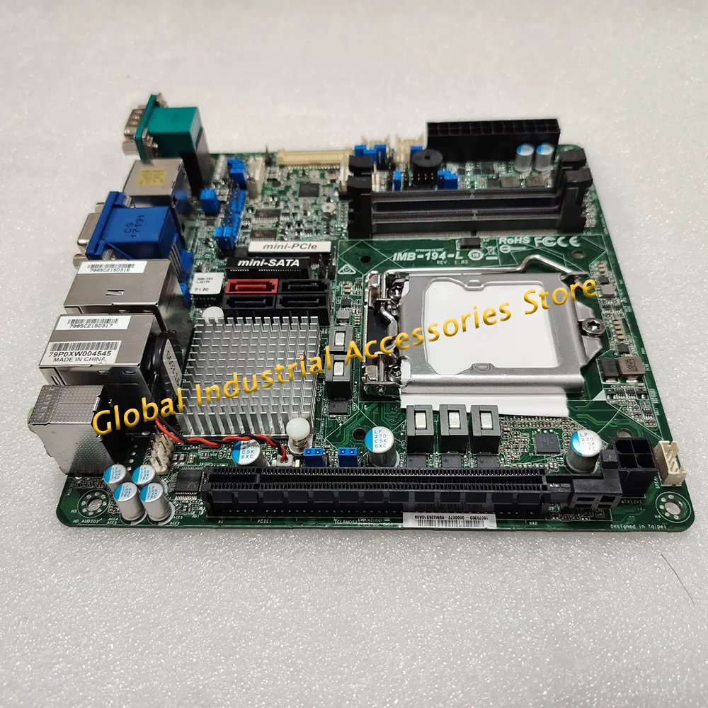 IMB-194-L Industrial Control Computer Motherboard - Dual Channel
IMB-194-L Industrial Control Computer Motherboard - Dual Channel