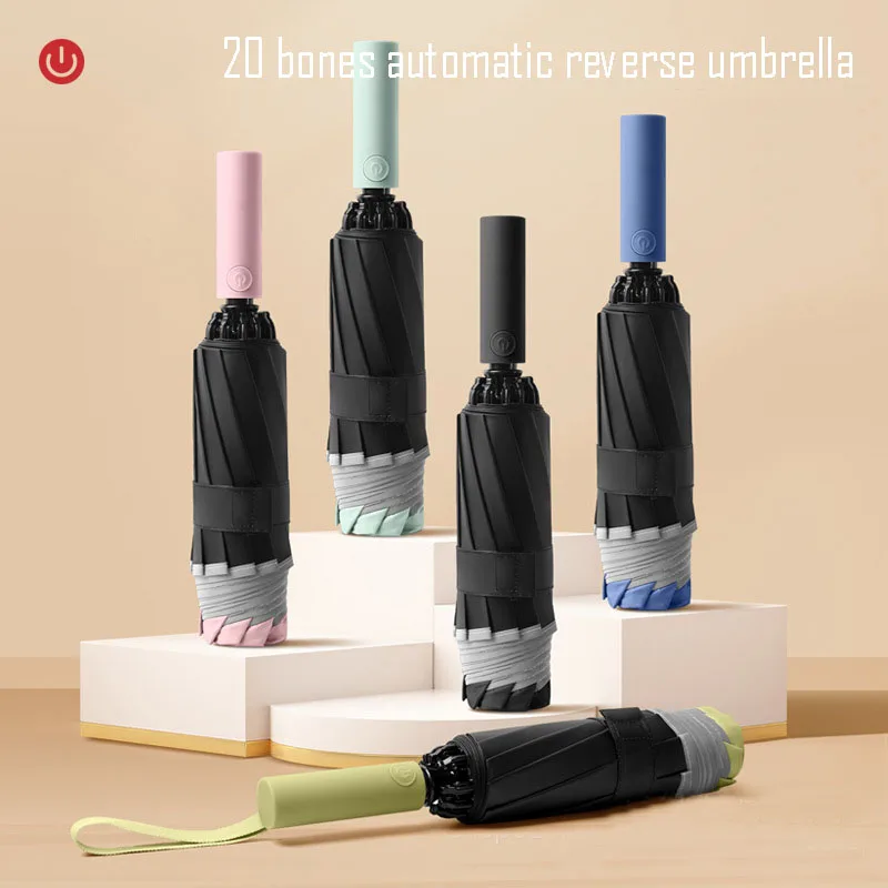 Three Fold Automatic Umbrella, Reverse Vinyl Sunscreen,Night Reflective Strip,Weather and Rain, Strong Wind Resistance,Ten Bones
Three Fold Automatic Umbrella, Reverse Vinyl Sunscreen,Night Reflective Strip,Weather and Rain, Strong Wind Resistance,Ten Bones