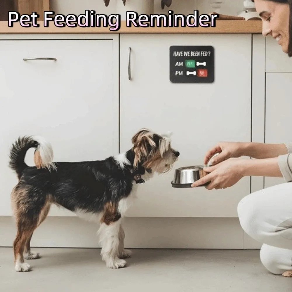 Wooden Pet Feeding Reminder Slider Sign AM/PM Tracker Feeding Reminder Sign Magnetic Refrigerator Stickers Kitchen Organization
Wooden Pet Feeding Reminder Slider Sign AM/PM Tracker Feeding Reminder Sign Magnetic Refrigerator Stickers Kitchen Organization