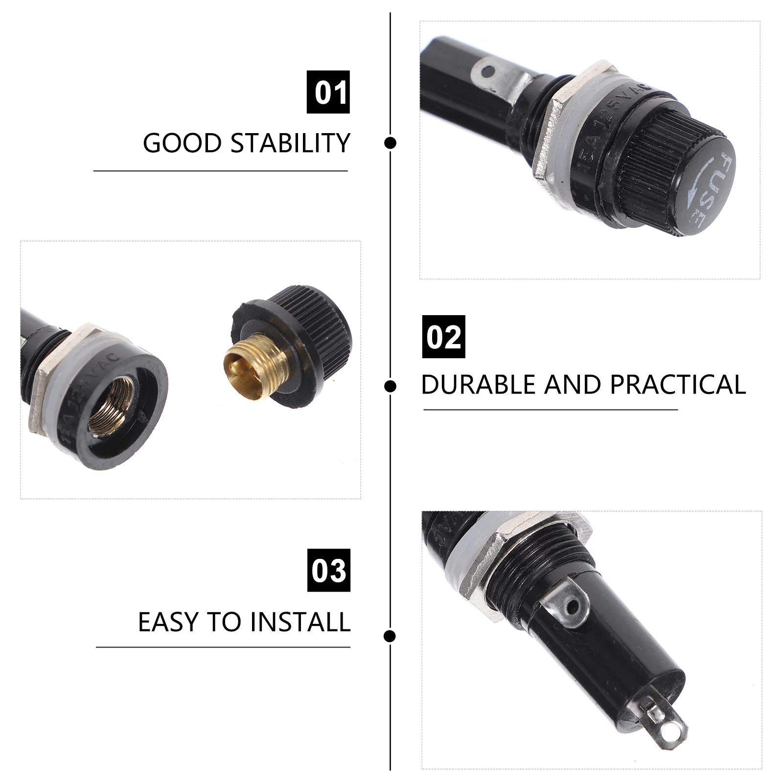 16pcs 6X30Mm 5X20Mm Socket Panel Mount Electronic Holder For Car Truck Motorcycle Marine Auto Stereo Protection Fuse Holders 12V
16pcs 6X30Mm 5X20Mm Socket Panel Mount Electronic Holder For Car Truck Motorcycle Marine Auto Stereo Protection Fuse Holders 12V