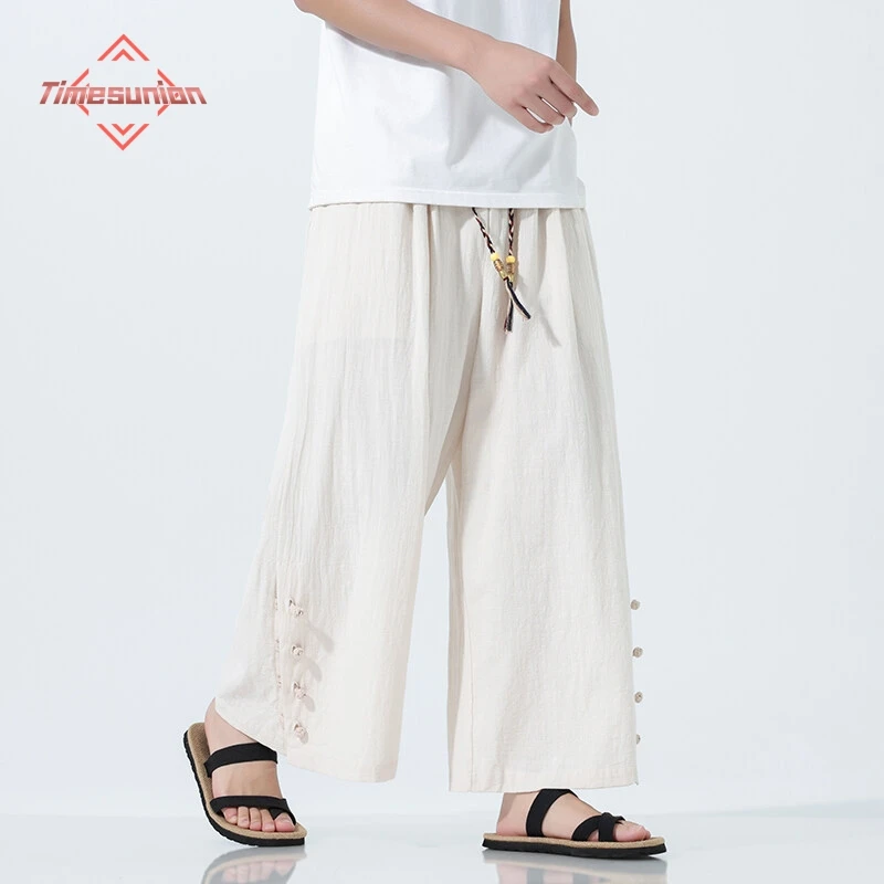 Cotton Linen Pants Mens Solid Color Casual Comfortable Breathable Trousers Elastic Waist Loose Straight Leg Pants Oversize 5XL
Cotton Linen Pants Mens Solid Color Casual Comfortable Breathable Trousers Elastic Waist Loose Straight Leg Pants Oversize 5XL