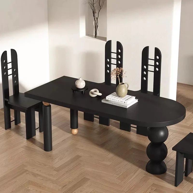 Dining Table Dining Table French Retro Semicircular Minimalist Italian Living Room Designer High-end Dining Room Furniture FYDT
Dining Table Dining Table French Retro Semicircular Minimalist Italian Living Room Designer High-end Dining Room Furniture FYDT