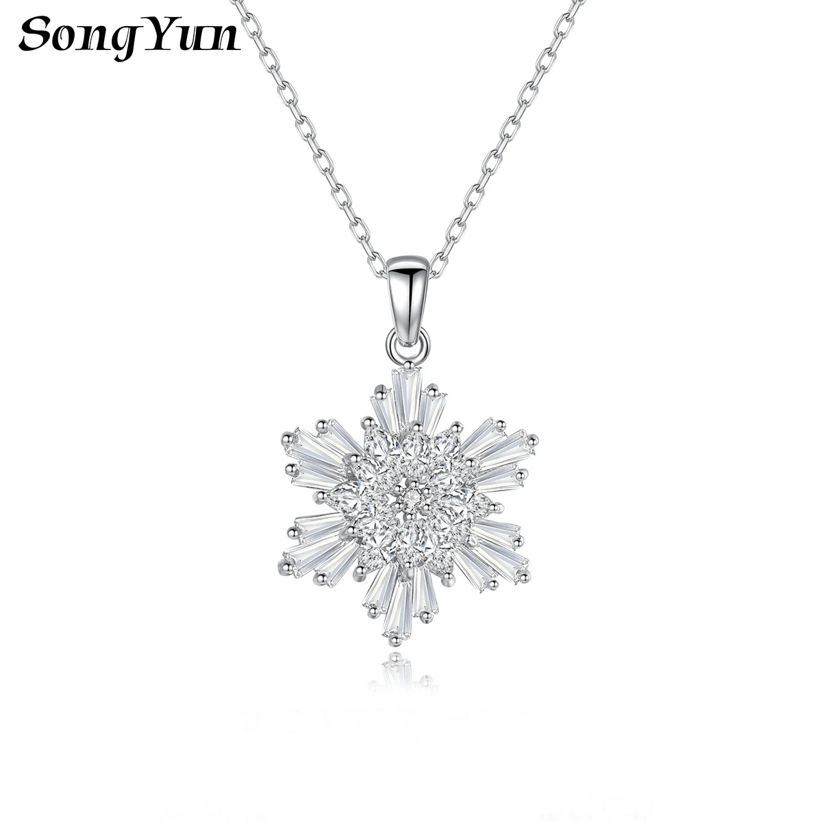 SongYun Jewelry Manufacturer MHT Fashion With Zircon Snowflake Pendant Necklace Women'S Choker Collar
SongYun Jewelry Manufacturer MHT Fashion With Zircon Snowflake Pendant Necklace Women'S Choker Collar