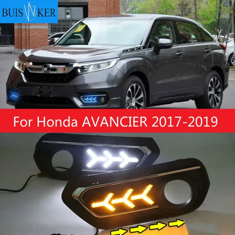 1 Set For Honda AVANCIER 2017-2019 DRL Daytime Running Lights Daylight 12V ABS Fog Lamp Cover With Turn Yellow Signal Light
1 Set For Honda AVANCIER 2017-2019 DRL Daytime Running Lights Daylight 12V ABS Fog Lamp Cover With Turn Yellow Signal Light