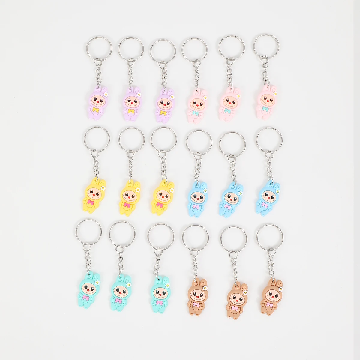 18Pcs PVC Cartoon rabbit Cute key rings accessories suitable for back to school festival gifts event party holid
18Pcs PVC Cartoon rabbit Cute key rings accessories suitable for back to school festival gifts event party holid