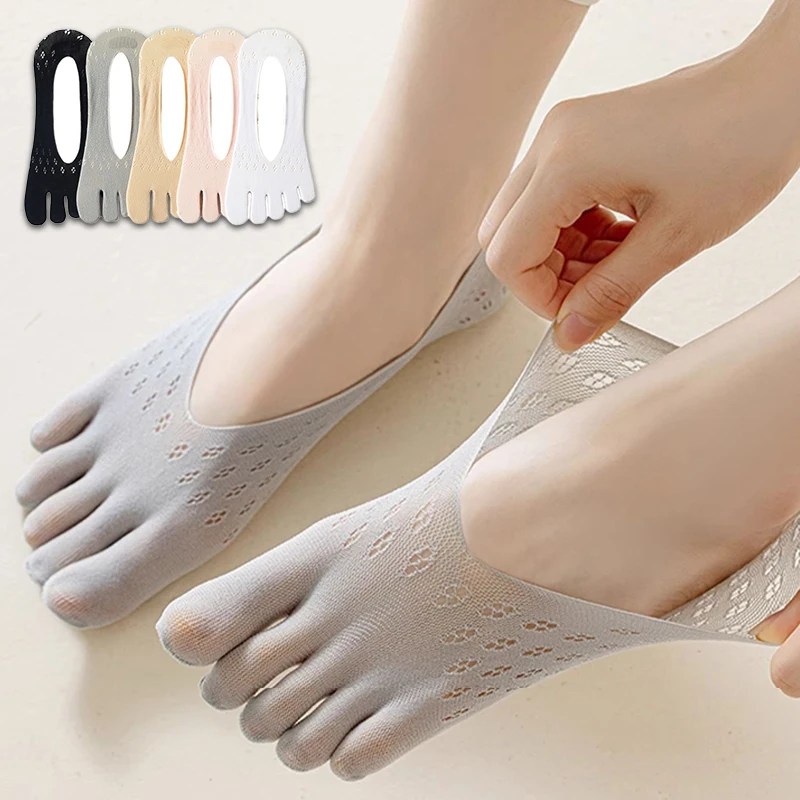 5 Pairs Women's Boat Socks Summer Mesh Breathable Toe Sock Solid High Quality Ultra-thin Soft Lightweight Casual Sox Female
5 Pairs Women's Boat Socks Summer Mesh Breathable Toe Sock Solid High Quality Ultra-thin Soft Lightweight Casual Sox Female