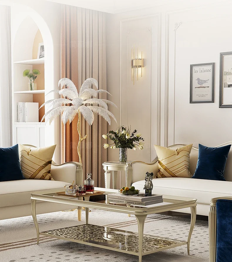 American light luxury rectangular solid wood coffee table simple cream style creative hollow glass tea table
American light luxury rectangular solid wood coffee table simple cream style creative hollow glass tea table